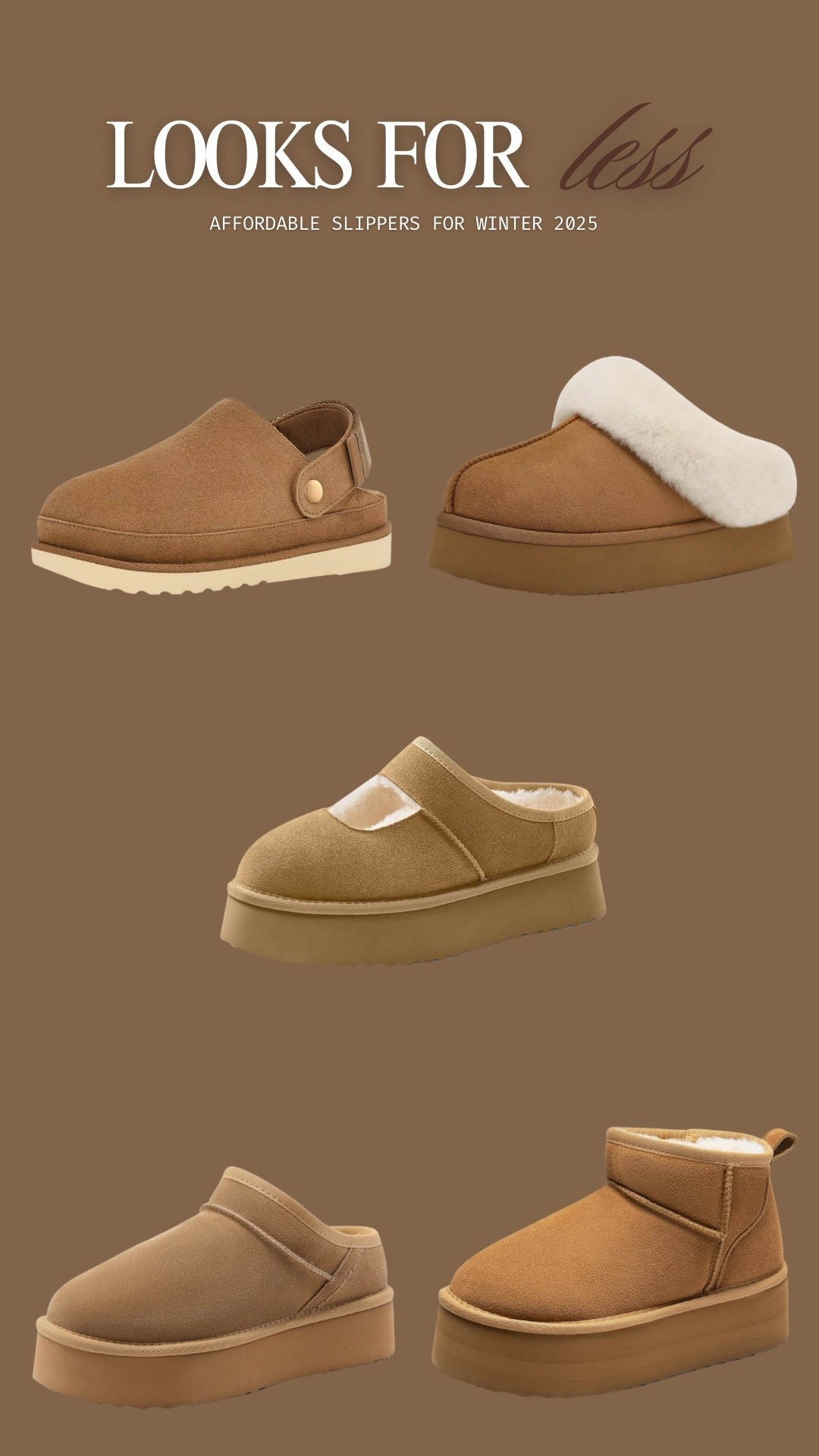 Looks For Less Slipper Edition! Perfect for gifts (or for yourself!) Found on Amazonn

#LTKHoliday #LTKShoeCrush #LTKGiftGuide