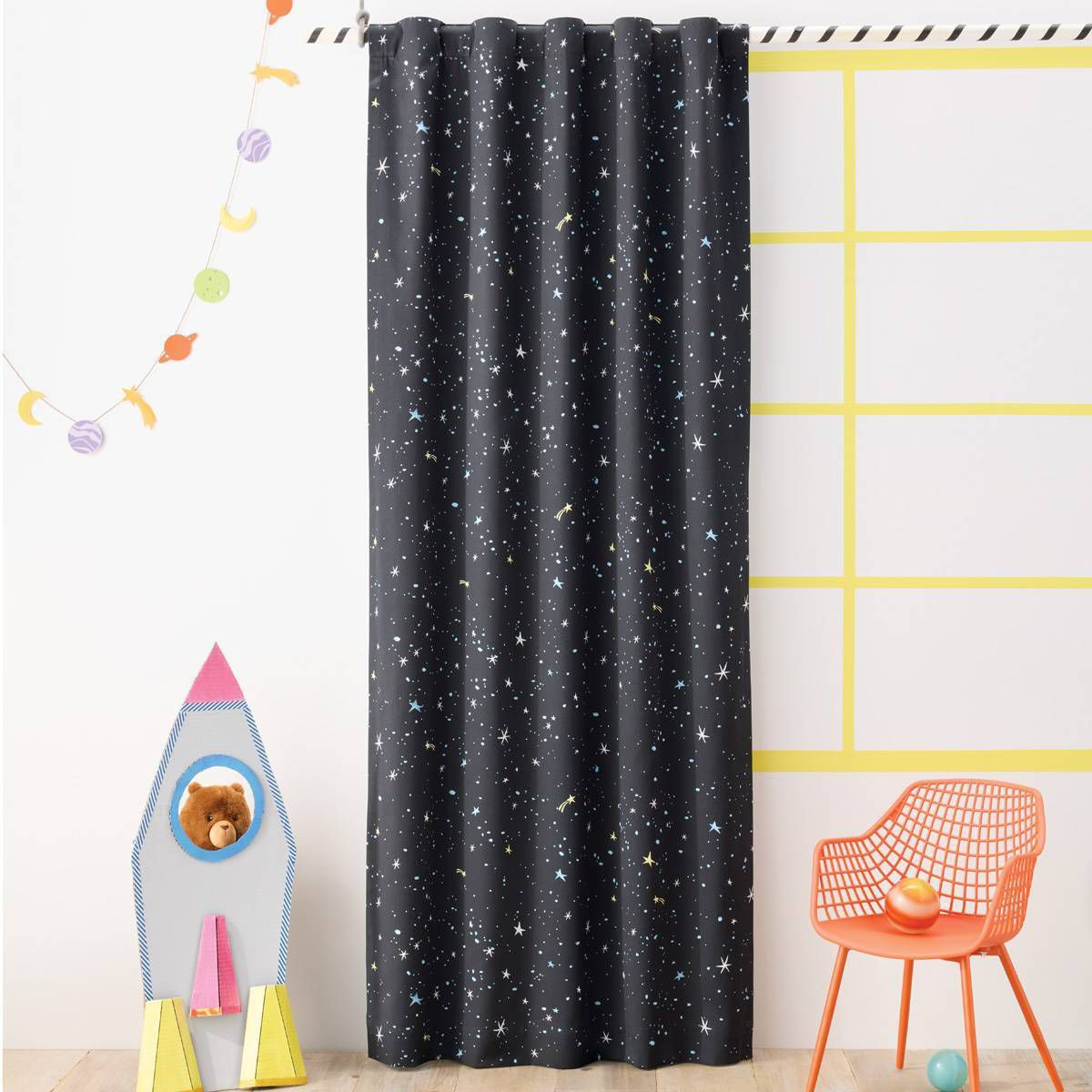 84" Space Kids' Blackout Window Panel - Pillowfort™ | Target