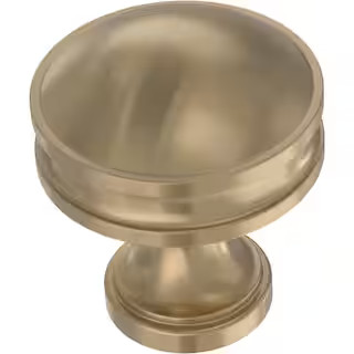 Charmaine 1-1/8 in. (28 mm) Classic Champagne Bronze Cabinet Knob | The Home Depot