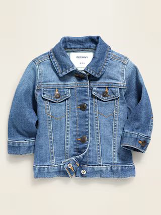 Unisex Medium-Wash Jean Jacket for Baby | Old Navy (US)