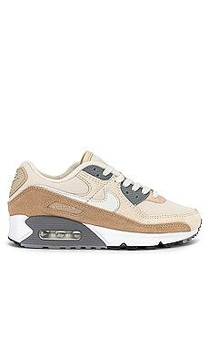 Nike Air Max 90 PRM Sneaker in Hemp, Summit White, & Sanddrift from Revolve.com | Revolve Clothing (Global)