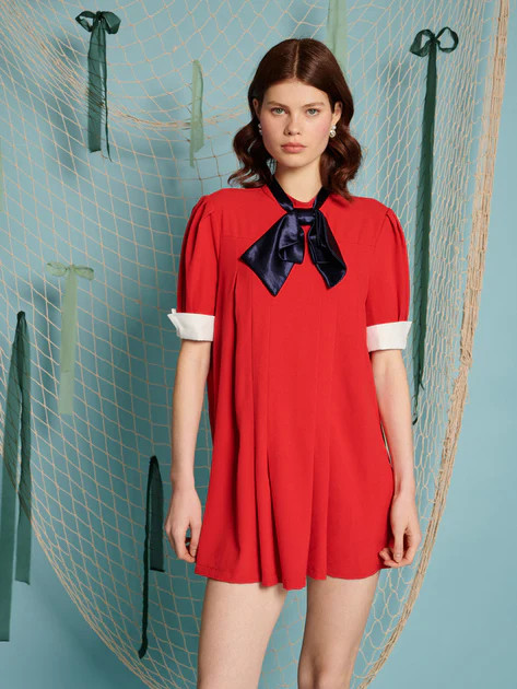 Ahoy Pleated Mini Dress | Sister Jane (UK)