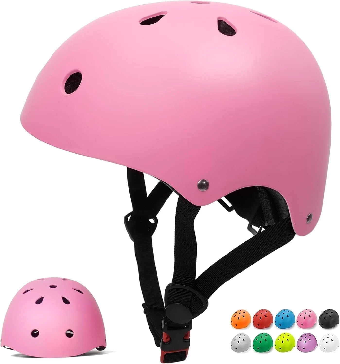BeePrincess Kids Bike Helmet, Adjustable Toddler Helmets for Ages 3-8/8-14 Years Boys Girls, Mult... | Walmart (US)