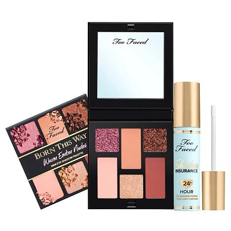 Too Faced Born This Way Mini Eyeshadow Palette & Shadow Insurance - 23026955 | HSN | HSN