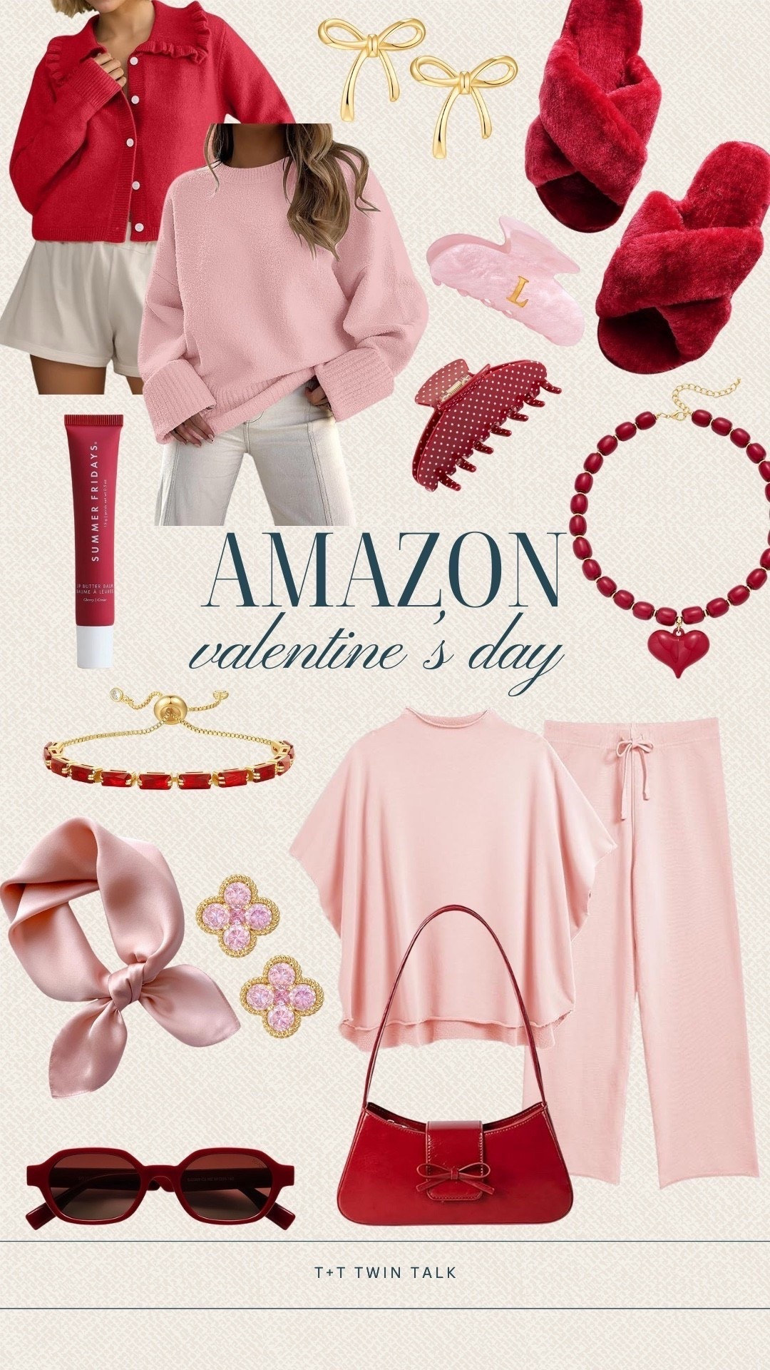 Check out these adorable Valentine's Day finds on Amazon! We love the cozy slippers, heart-shaped jewelry, and the knit sweaters. Perfect gifts for your loved ones!

#LTKSeasonal #LTKValentine #LTKOver40