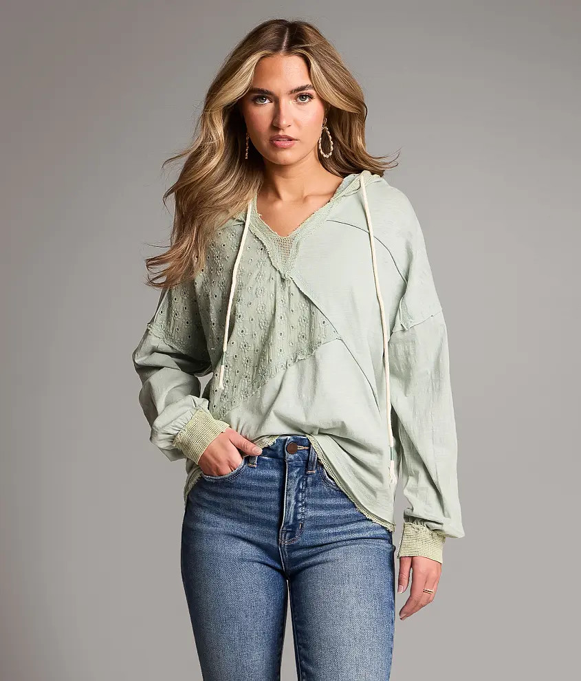 Pieced Hoodie | Buckle