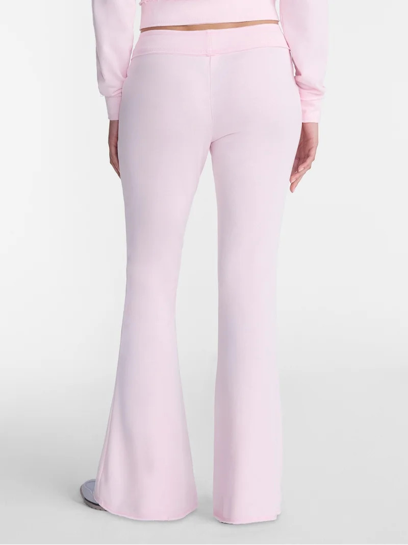 No Boundaries Flare Leg French Terry Pant, Women's Sizes XXS-XXL | Walmart (US)
