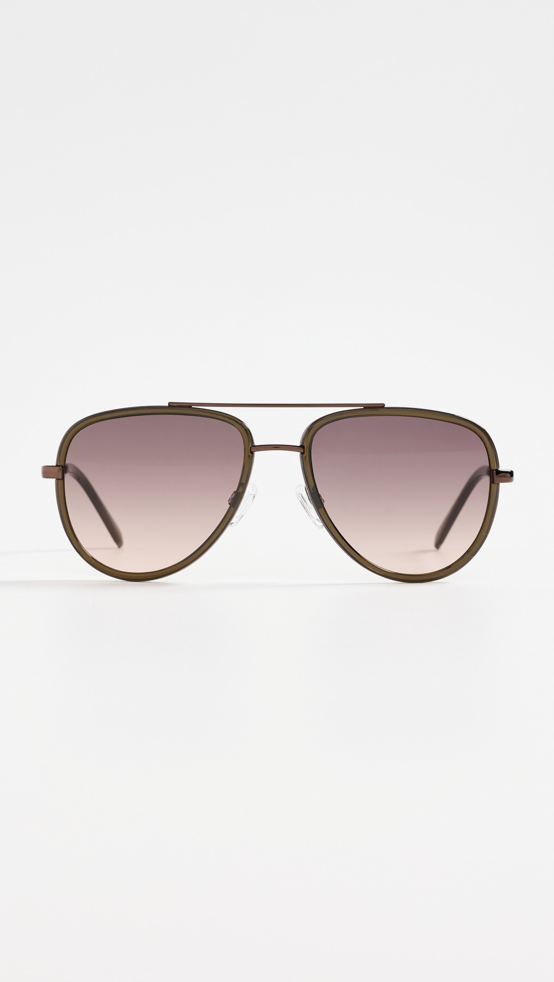 All In Medium Sunglasses - Olive/Dark Fawn | Shopbop