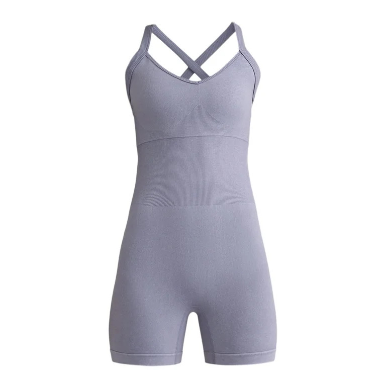 Avia Women's Seamless Romper, Sizes XS-XXXL | Walmart (US)