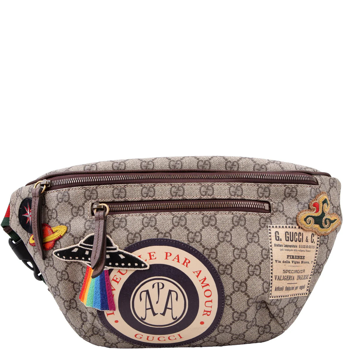 529711 GG Supreme Courrier Belt Bag | Keeks Designer Handbags