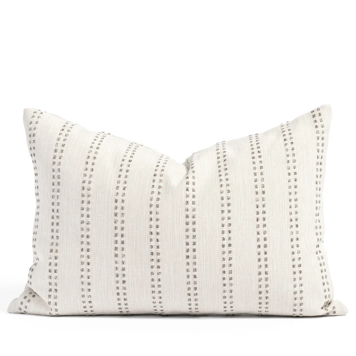 Elodie Stripe 14x20 Lumbar Pillow, Felt | Tonic Living