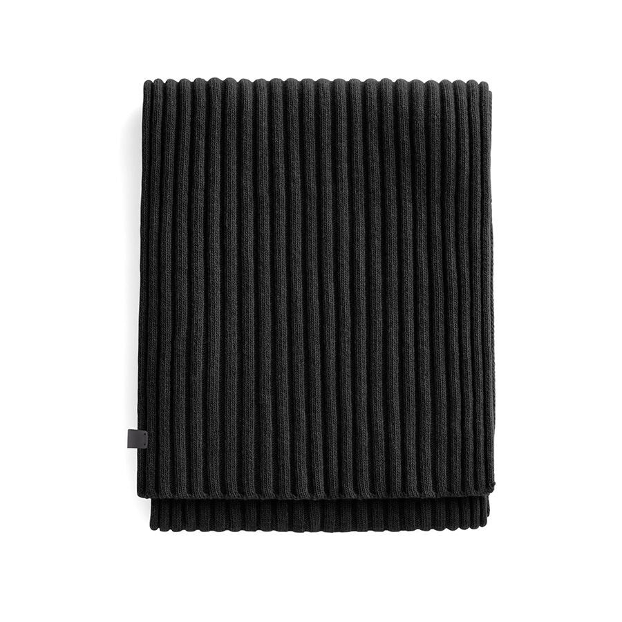 Mens Wool Cashmere Ribbed Scarf | Cuyana