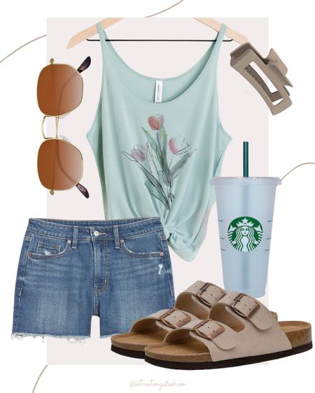 Summer tank top with denim shorts and Birkenstock like sandals.


// Summer outfits 2024, mom outfit ideas, summer outfit amazon, Amazon outfit ideas, casual outfit ideas, spring outfit inspo, casual fashion, amazon summer fashion, amazon casual outfit, cute casual outfit, outfit inspo, outfits amazon, outfit ideas, amazon shoes, Amazon bag, purse, size 4-6, casual summer outfits, casual outfit ideas everyday, summer fashion #ltkfindsunder100

#LTKStyleTip #LTKFindsUnder50 #LTKSaleAlert