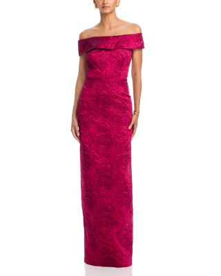 Jacquard Off-the-Shoulder Gown | Bloomingdale's (US)