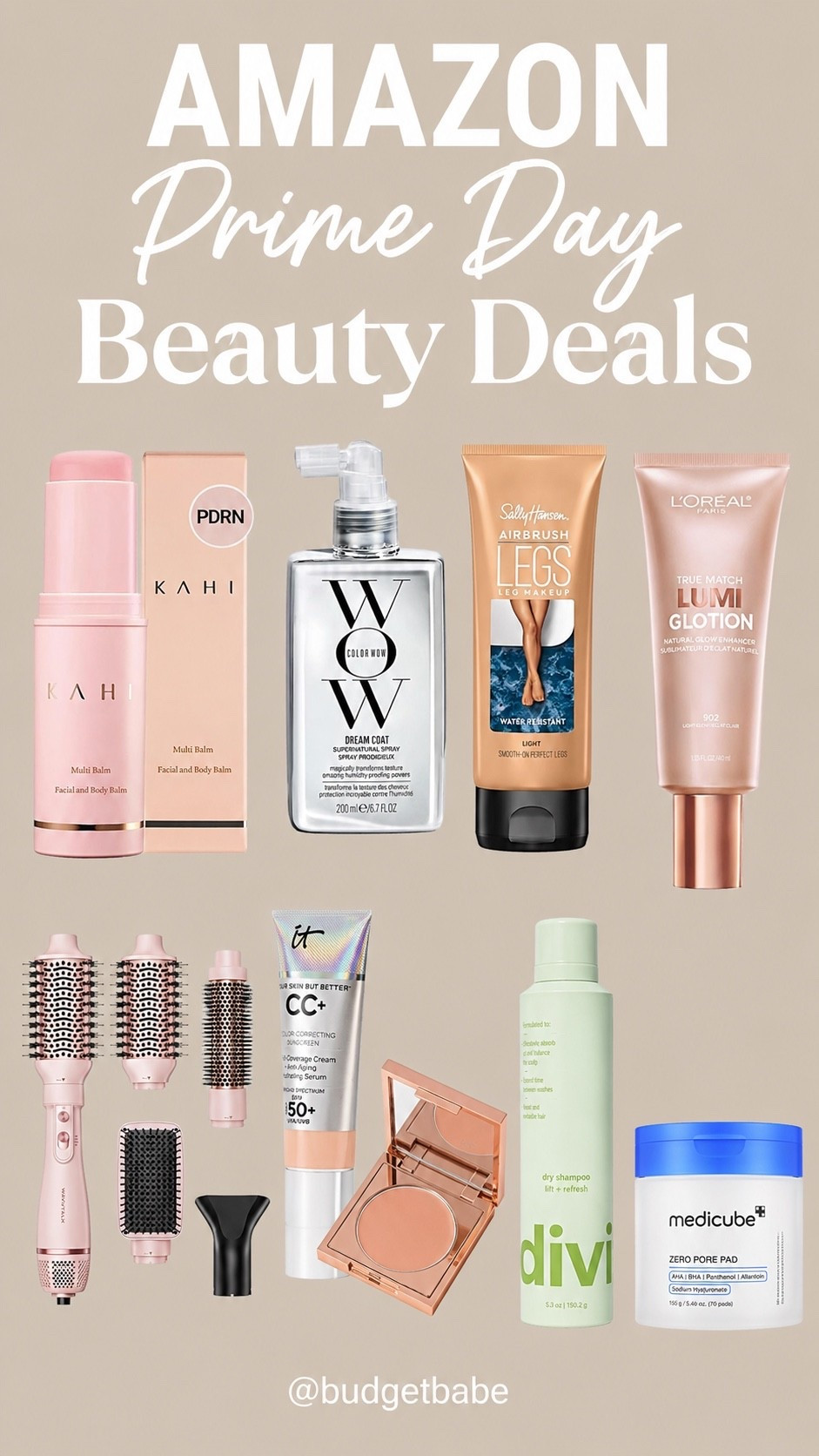 Amazon Prime Day kicks off today! Here are a few of the beauty deals right now; I love the Wow, Sally Hansen, CC Cream and Medicube. Just started using the L’Oréal Glotion (I mix a drop with my CC Cream) and it’s so good! #amazonprimeday

#LTKSaleAlert