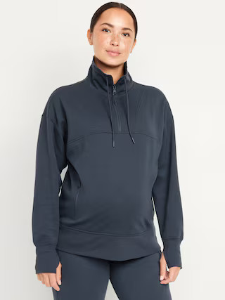 Maternity Dynamic Fleece Half Zip | Old Navy (US)