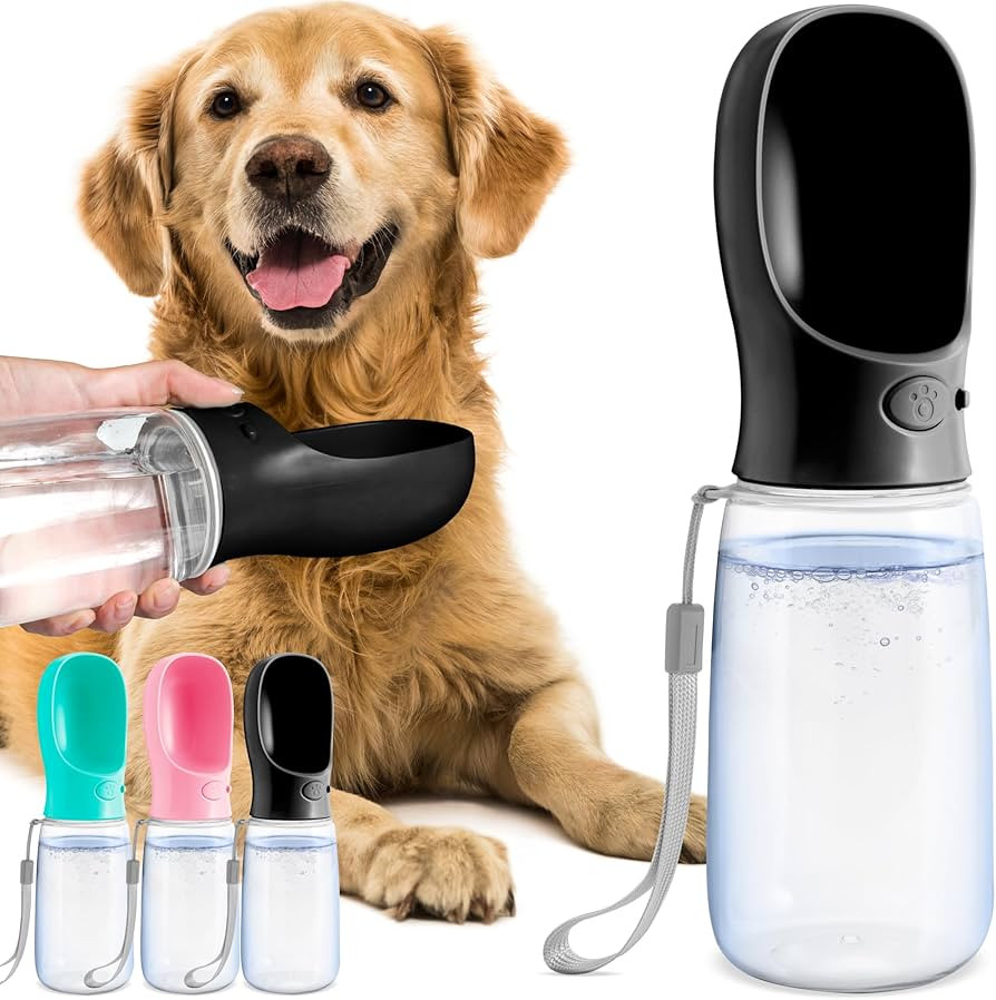 MalsiPree Dog Water Bottle, Lightweight, Leak Proof Portable Puppy Water Dispenser with Drinking ... | Amazon (US)