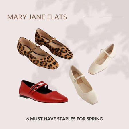 Step into spring with a pair of classic Mary Jane flats. These timeless shoes are not only stylish but also comfortable, making them perfect for everyday wear.

#LTKSpringSale #LTKshoecrush #LTKsalealert