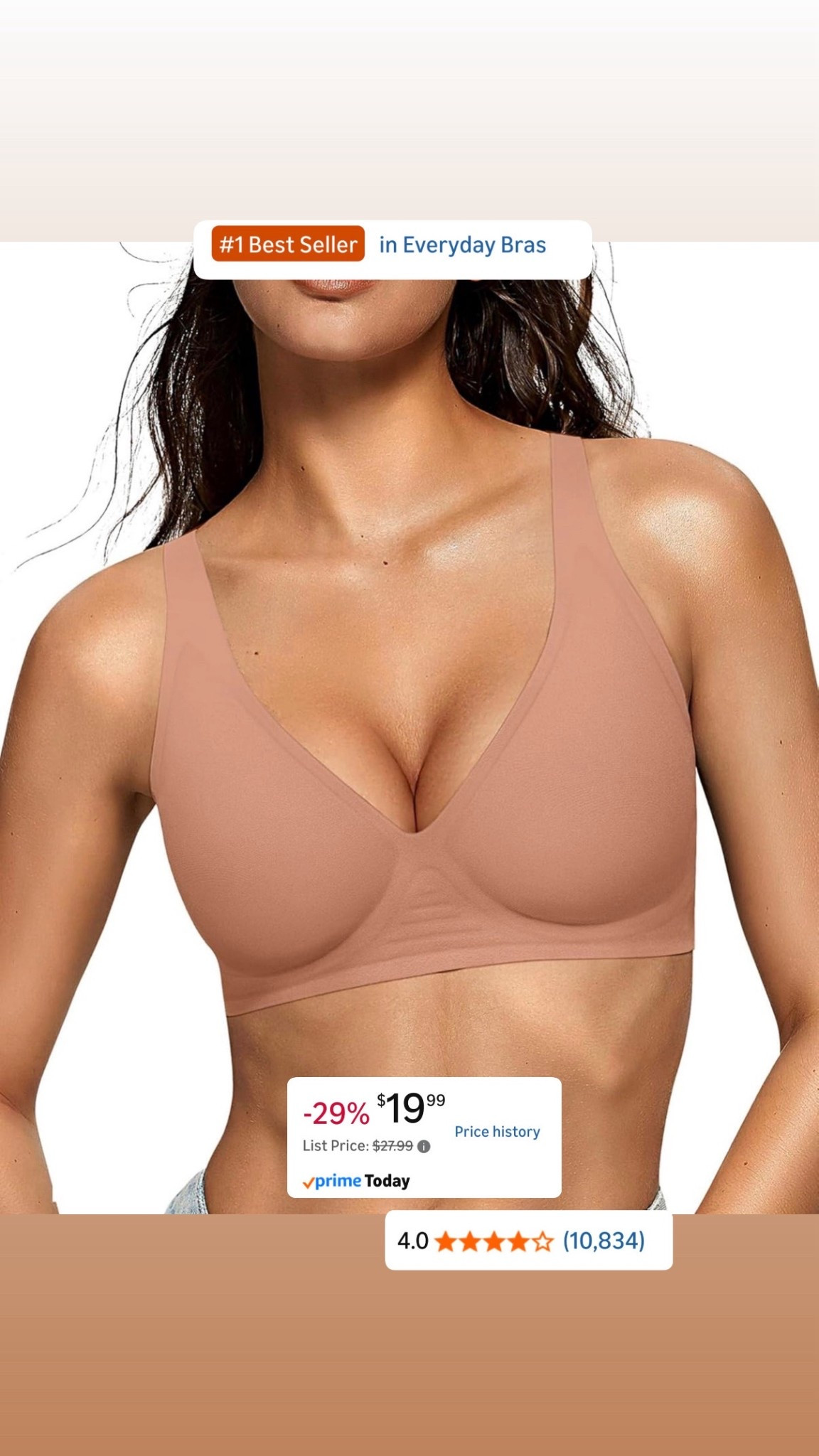 Amazon’s Best Selling Everyday Bra is on SALE! 🤩

So many colors to choose from, no
Underwire, breathable fabric, seamless style, full support, lifting, and perfect for under a tshirt or everyday wear! 

Such a good affordable find! 



#amazon find
#Amazon intimates
#seamless bra
#everyday bra 
#v neck bra
#tshirt bra
#full support bra 
#comfortable bra
#amazon sale 
#nude bra 
#black bra 
#all occasional bra 

#LTKmomlife #LTKSaleAlert #LTKOver40