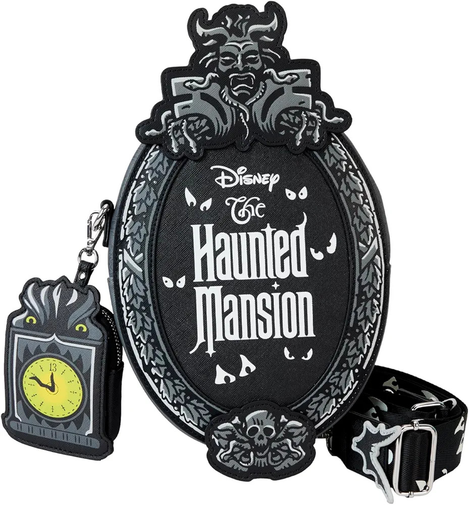 Loungefly Disney Haunted Mansion Plaque Crossbody Bag | Amazon (US)