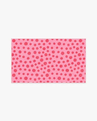 Dancing Dots Pink & Red Rug | Ruggable | Ruggable