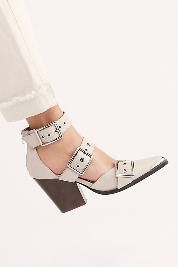 Hendrix Heels by Jeffrey Campbell at Free People, Grey, US 6 | Free People (Global - UK&FR Excluded)