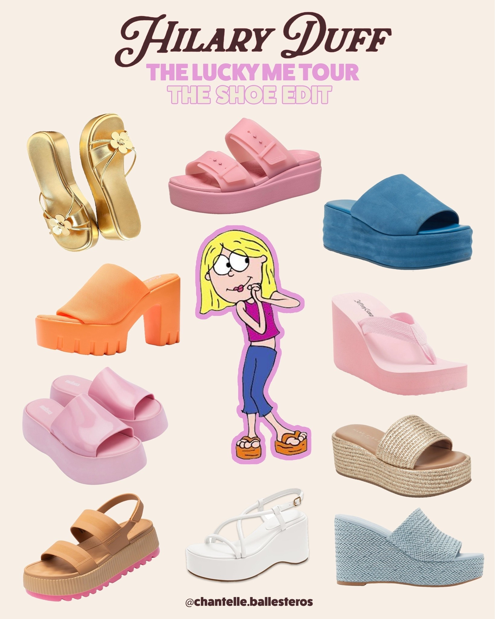 Y2K platform shoes that Lizzie would totes approve of 🤭🌸✨ Sharing these as inspo to wear with your Hilary Duff Lucky Me Tour concert looks!

#LTKgrwm #LTKootd