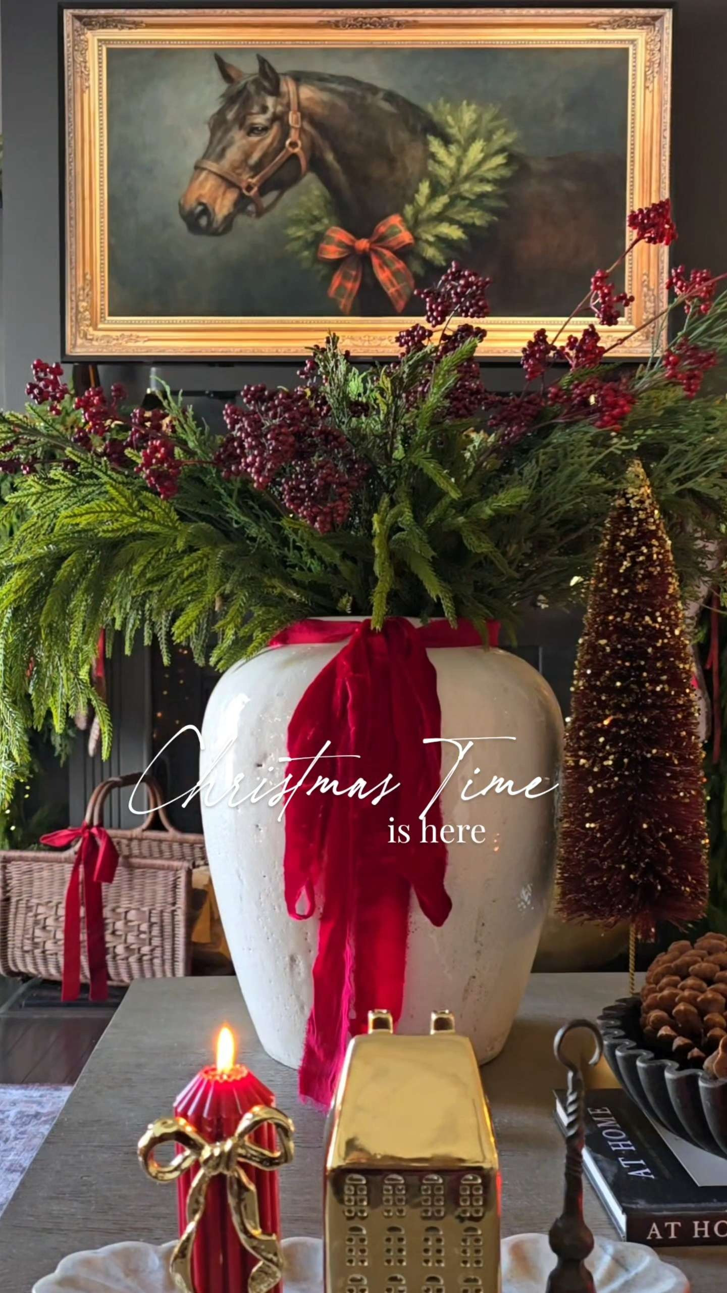 Ralph Lauren Christmas Vibes with my RL inspired Christmas Mantel / Coffee Table decor 

 #LTKHoliday #LTKSeasonal #LTKHome