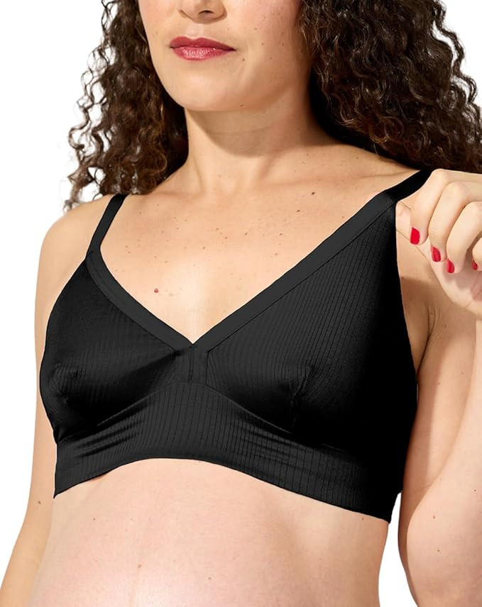 The Effortless Bra for Pregnancy, Postpartum & Nursing, Soft, Seamless, Stretchy & Wireless Pull-... | Amazon (US)