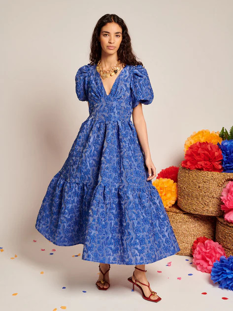 Luna Jacquard Midi Dress | Sister Jane (UK)