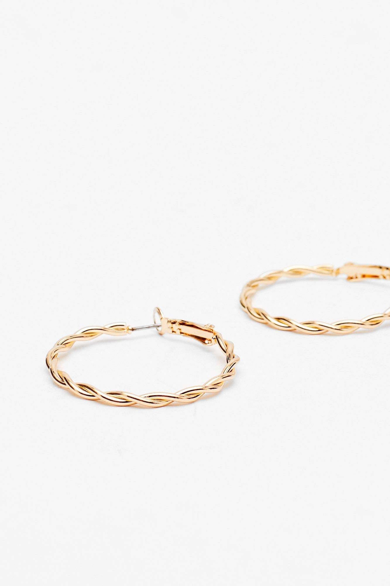 Twist Hoop Earrings | Nasty Gal (US)