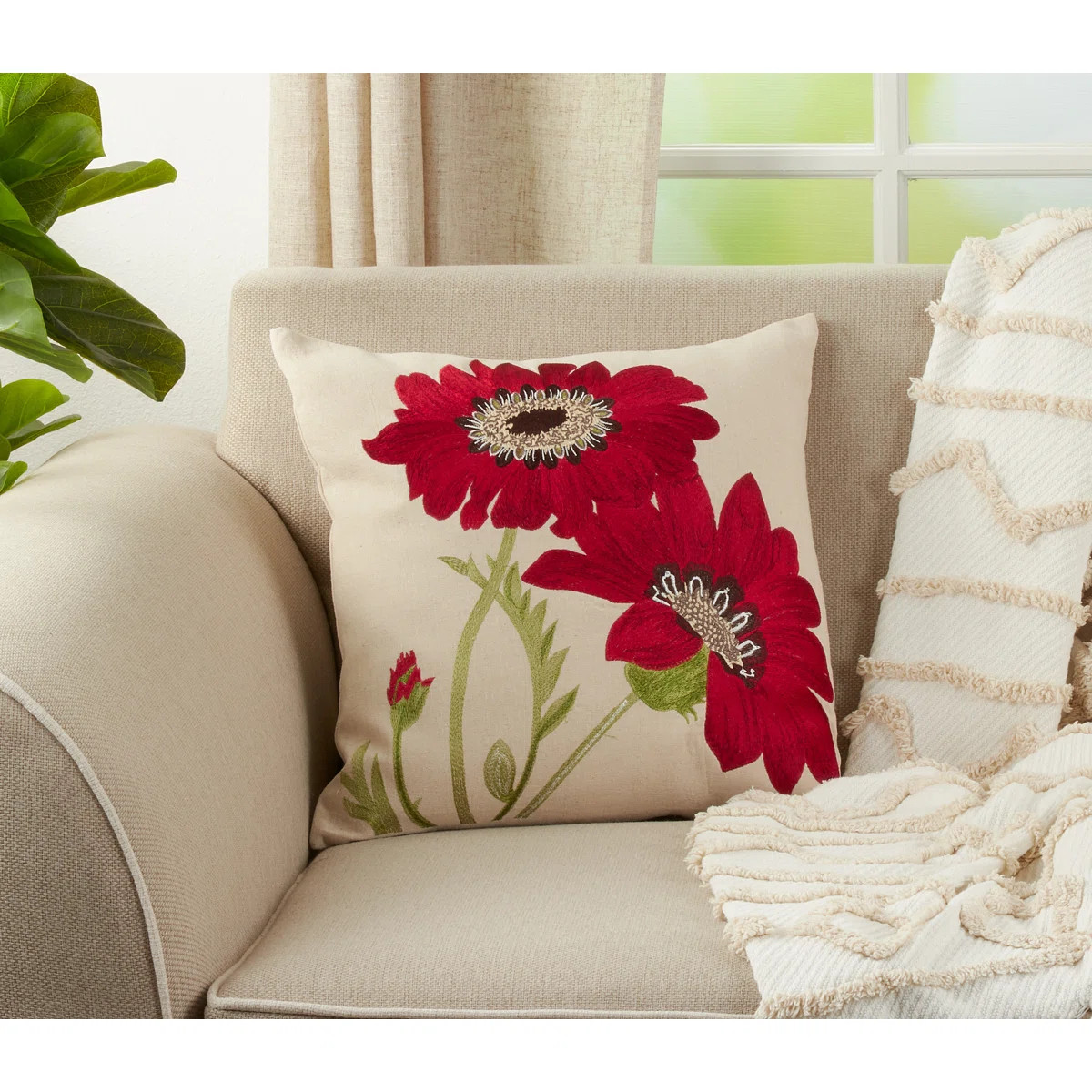 Square Pillow Cover & Insert | Wayfair North America
