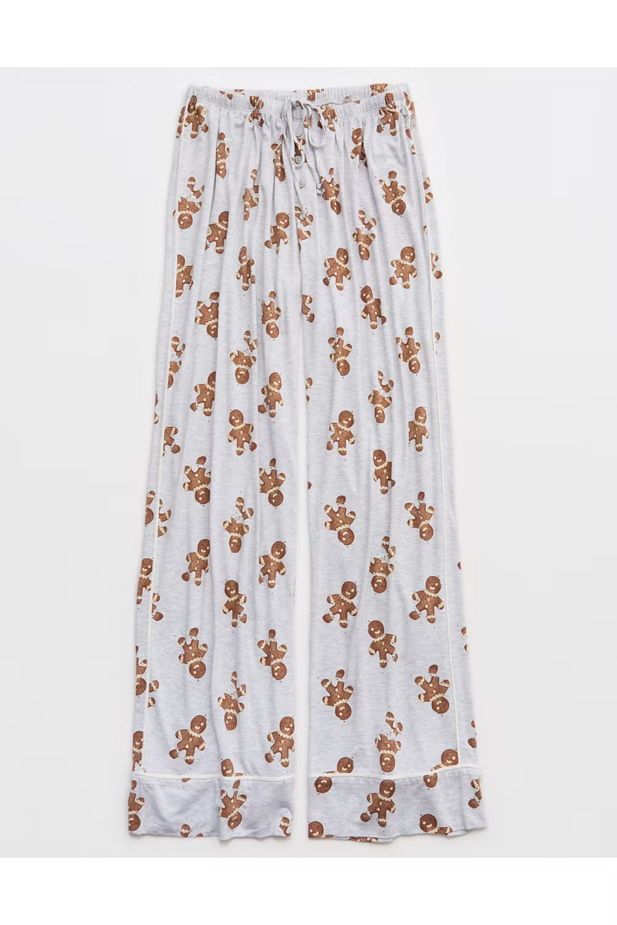 Aerie Real Soft Piping PJ Pant Women's Twine XL Short | Aerie