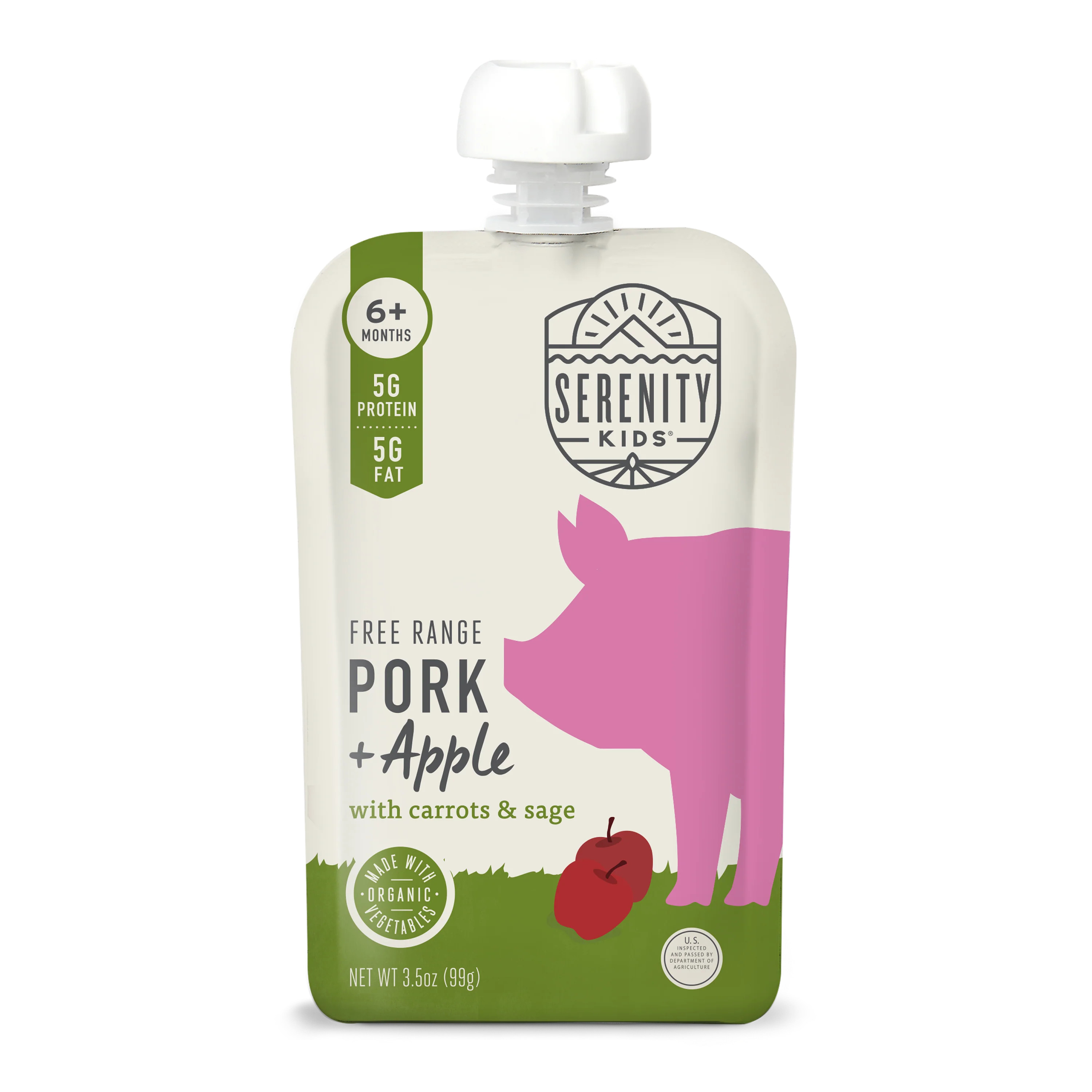Pork & Apple with Celery & Parsnip Baby Food | Serenity Kids | Serenity Kids