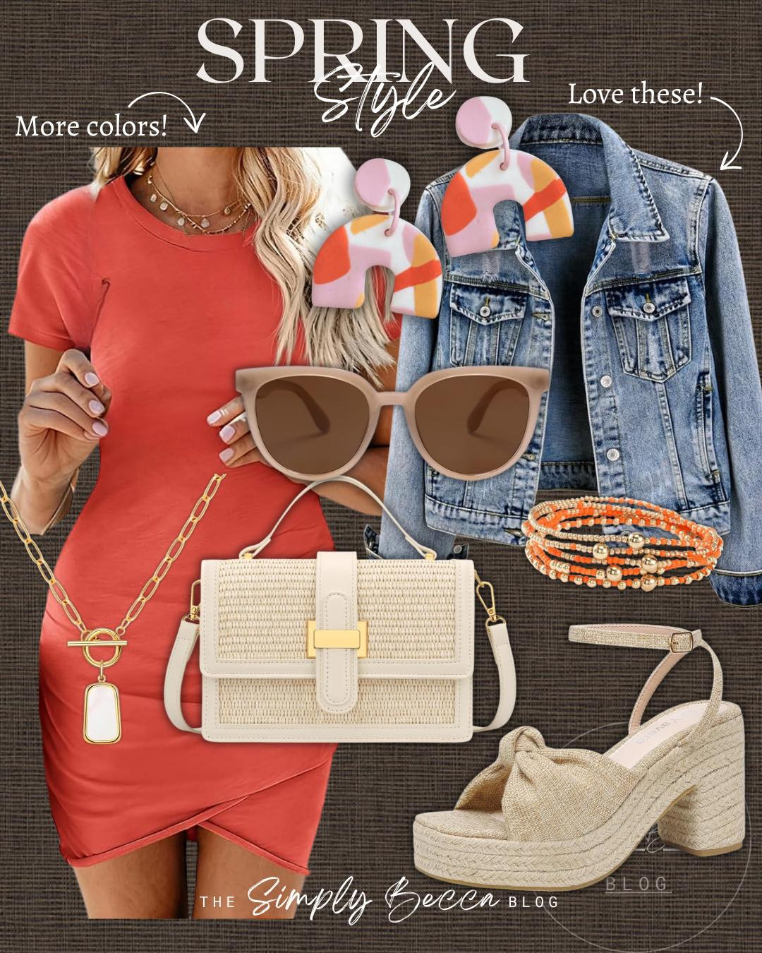 Love this dress — so flattering! 😍

@amazon @etsy #amazonfashion #ltkwomens #springstyle #springoutfits2026 #wovenclutch 

 #LTKootd #LTKmomlife #LTKSeasonal