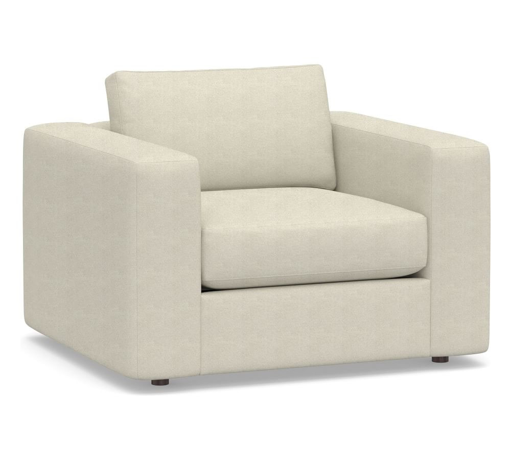 Carmel Square Arm Upholstered Armchair | Pottery Barn (US)