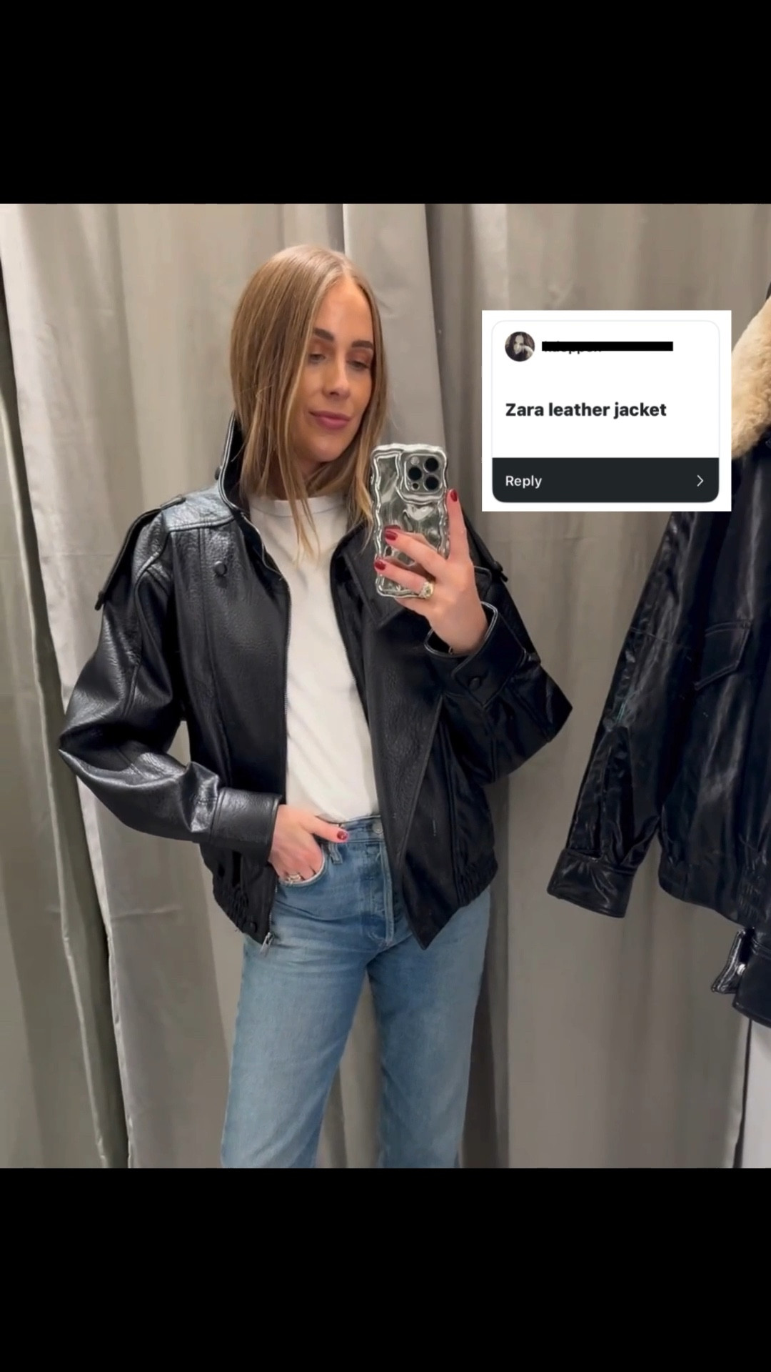 Fashion Jackson, Zara black leather jacket size small 

#LTKFindsUnder100 #LTKOver40