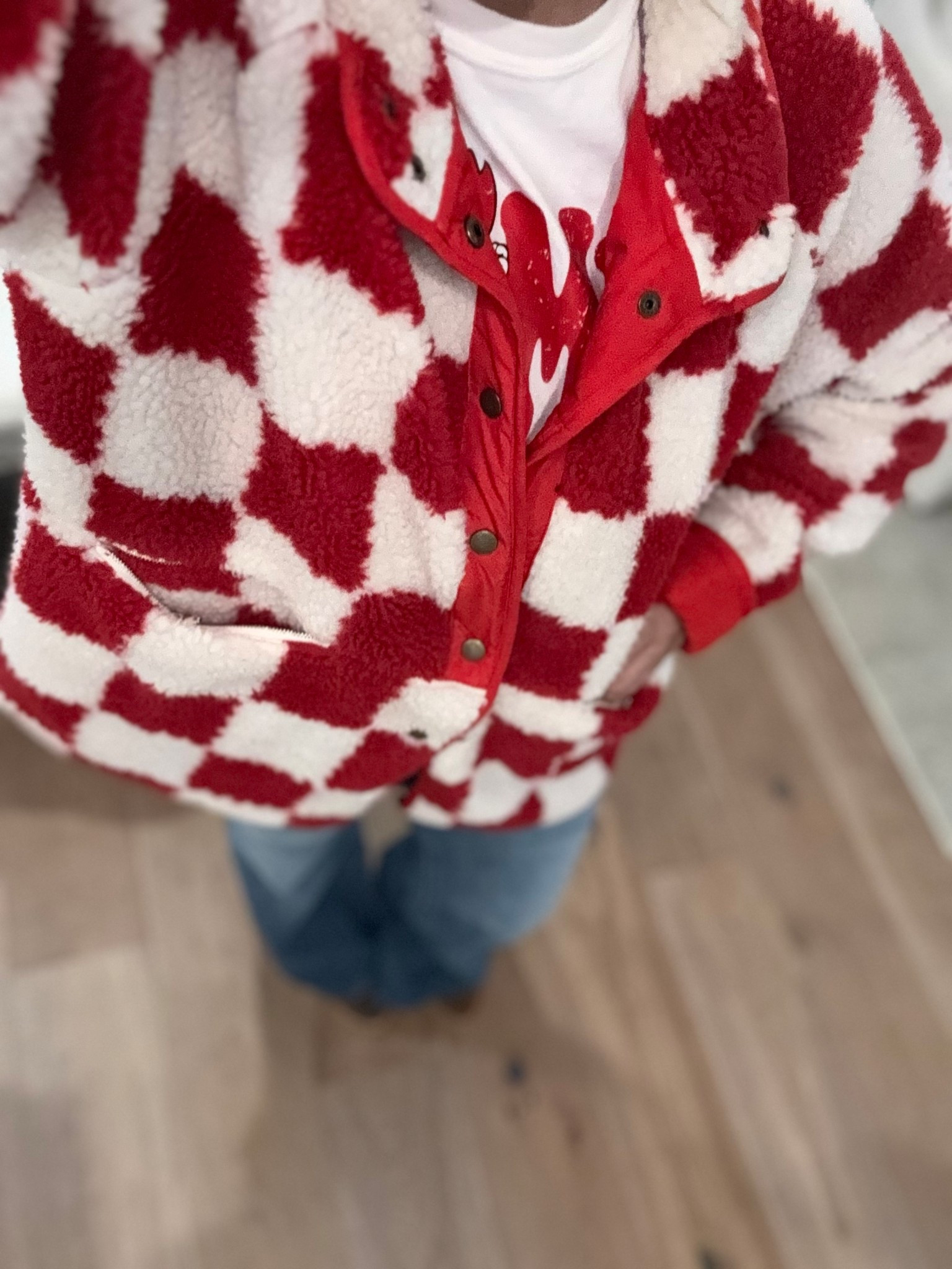 OOTD! Supporting my team and shopping Black Friday sales in style

Jeans, denim, jacket, red, boots, red and white, mom style, over 40, 



#LTKdayinmylife #LTKFindsUnder50 #LTKootd