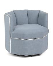 25.5x27 Swivel Accent Chair With Storage | TJ Maxx