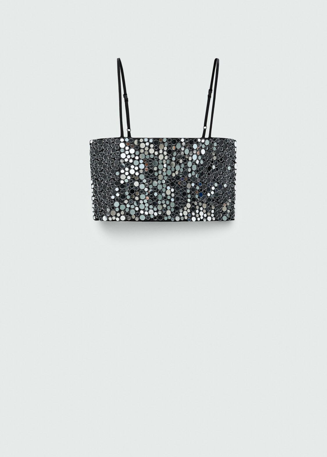 Crystal crop top - Women | MANGO United Kingdom | MANGO (UK)