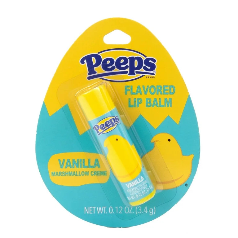 PEEPS Flavored Lip Balm, Vanilla Marshmallow Crème, 0.12 oz | Walmart (US)
