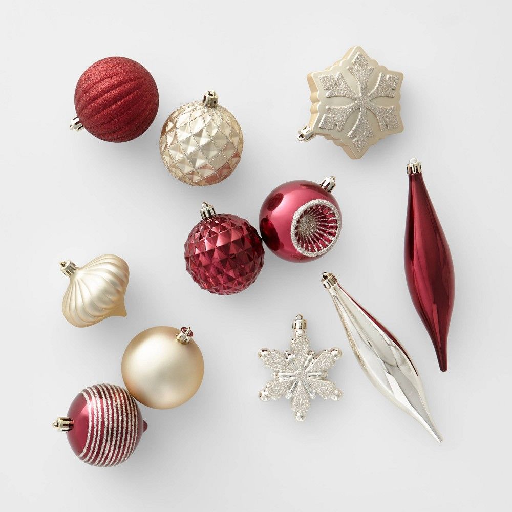 40ct Christmas Ornament Set Champagne & Wine - Wondershop | Target