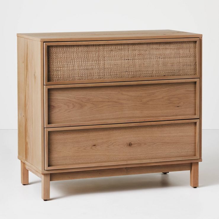 Wood & Cane Transitional Dresser Natural - Hearth & Hand™ with Magnolia | Target