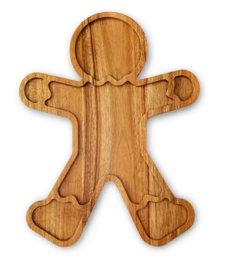The cutest wood gingerbread board/tray! 

Perfect for holiday entertaining or cookies for Santa! 

Fill it with holiday treats or make a delicious charcuterie board! 

#LTKSeasonal #LTKHoliday