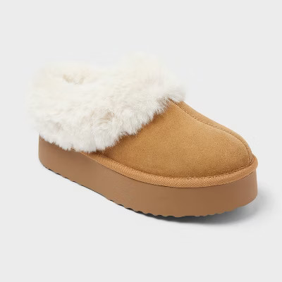 Women's Tacoma Platform Clog Slippers - Wild Fable™ Brown | Target