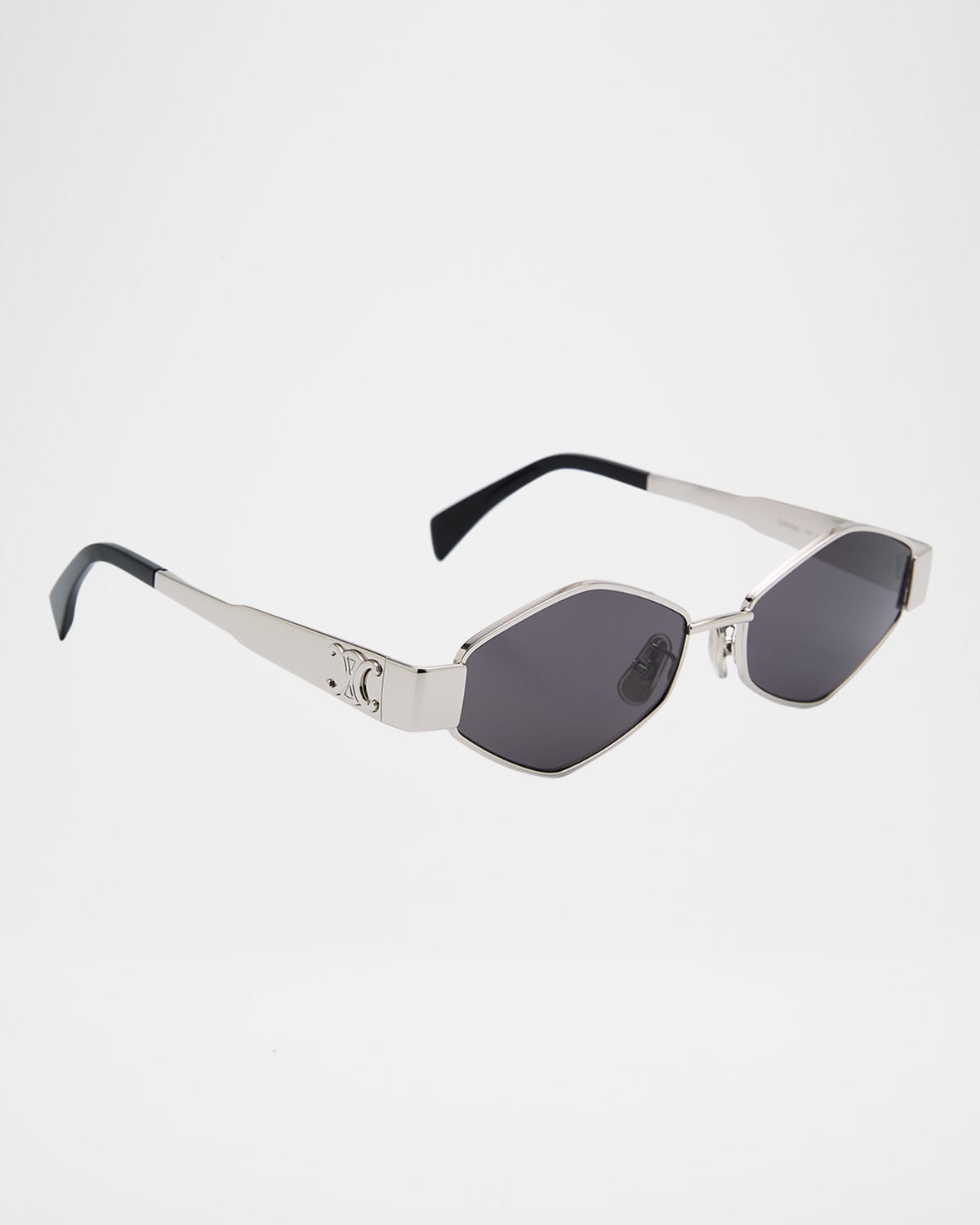 Men's Triomphe Metal and Nylon Oval Sunglasses | Neiman Marcus