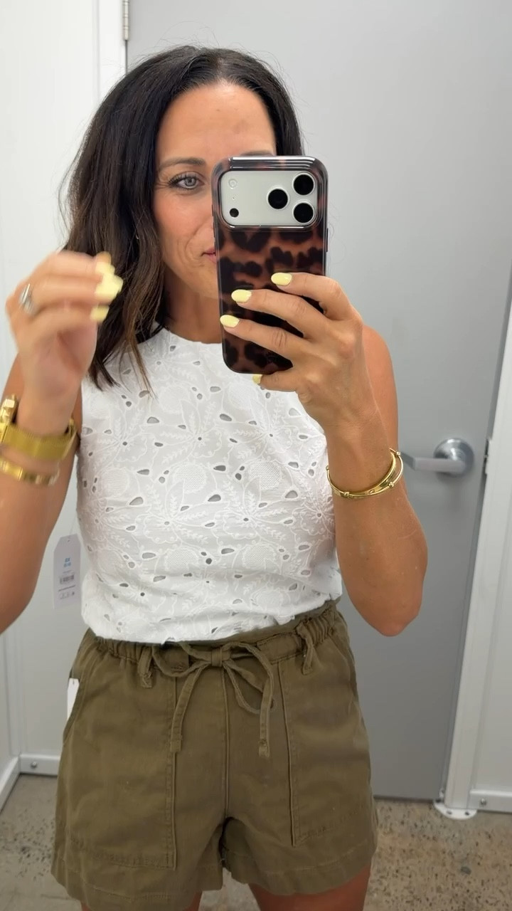 this eyelet top + comfy drawstring shorts combo is so flattering and easy for everyday. lightweight, breathable, and perfect for warm weather. wearing a small—everything linked in my LTK 🫶🏼

walmart outfit | affordable summer outfit | eyelet top outfit | casual everyday style | comfy shorts outfit | neutral outfits

#walmartfinds #walmartfashion #ltkstyle #ltkfinds #affordablefashion #summeroutfits #casualstyle #everydayoutfits #outfitinspo #budgetfriendly