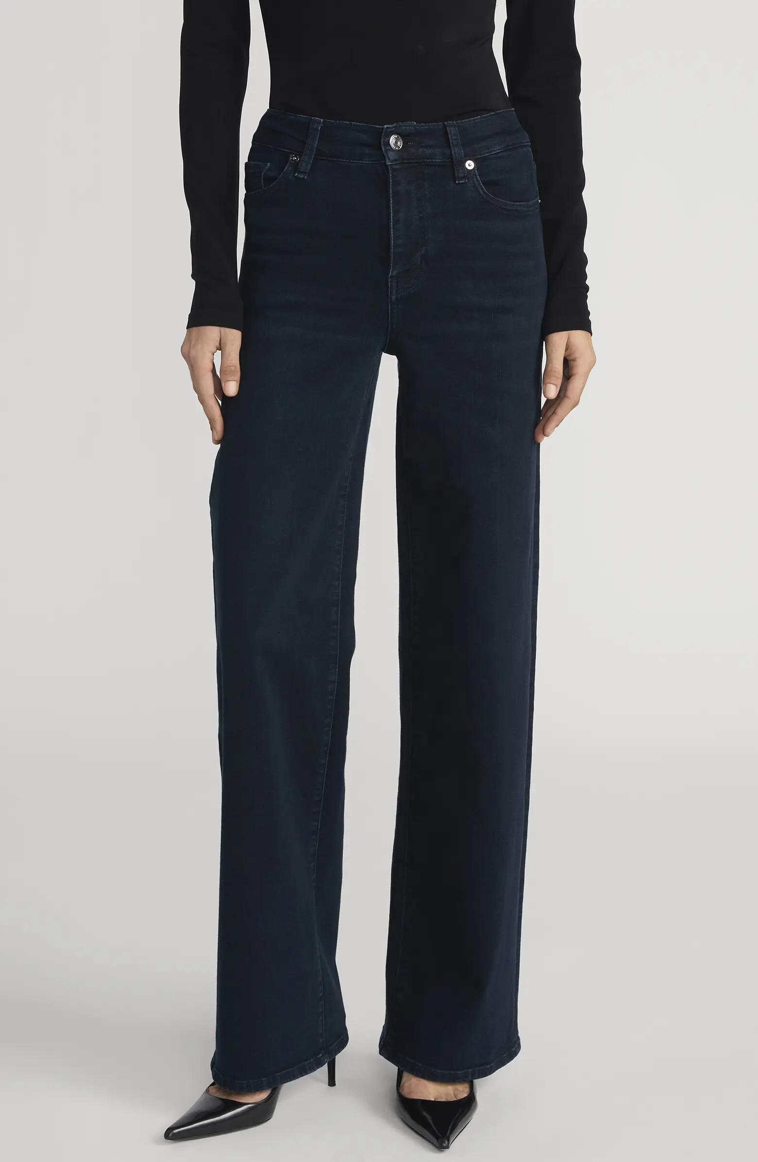 Le Slim Palazzo High Waist Wide Leg Jeans | Nordstrom