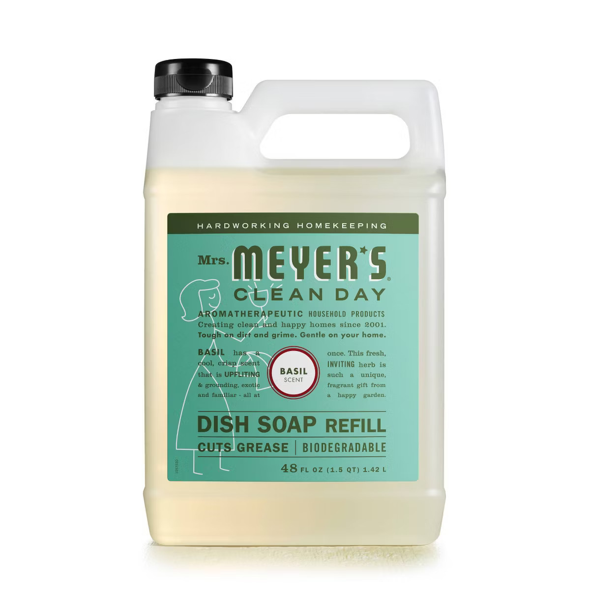 Mrs. Meyer's Clean Day Basil Liquid Dish Refill - 48 fl oz | Target
