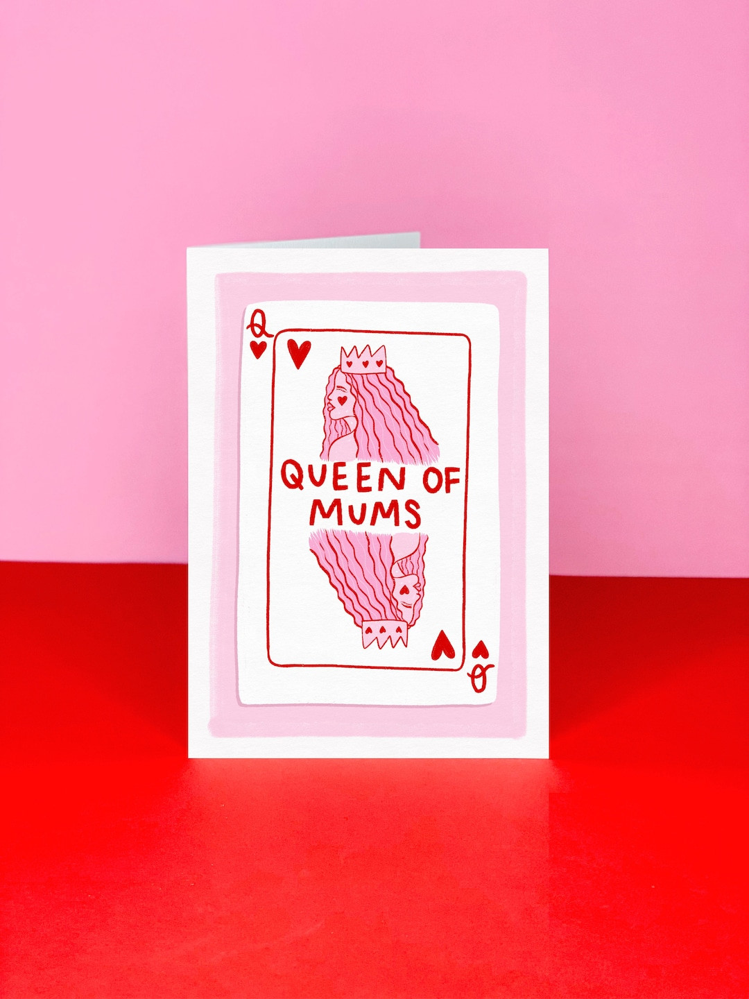 Queen of Mums Birthday Card - Playing Cards Style Card - Mum Card - Birthday Card for Mum - Queen... | Etsy (US)